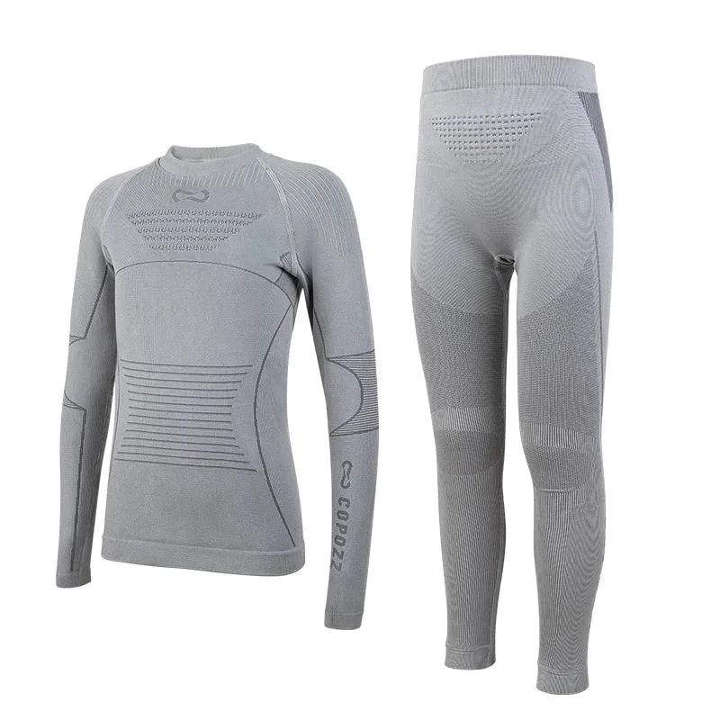 Ensemble de sous-vêtement thermique 3D en thermolite pour enfant "COPOZZ - 23305"
