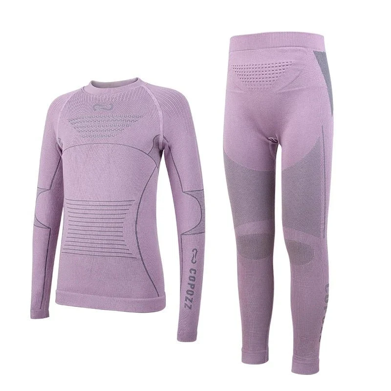Ensemble de sous-vêtement thermique 3D en thermolite pour enfant "COPOZZ - 23305"