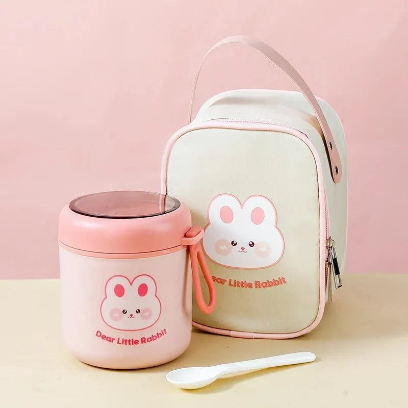 Boîte à lunch / bento en acier inoxydable 304 pour enfants 530ml "Dear Little - Lunch box"