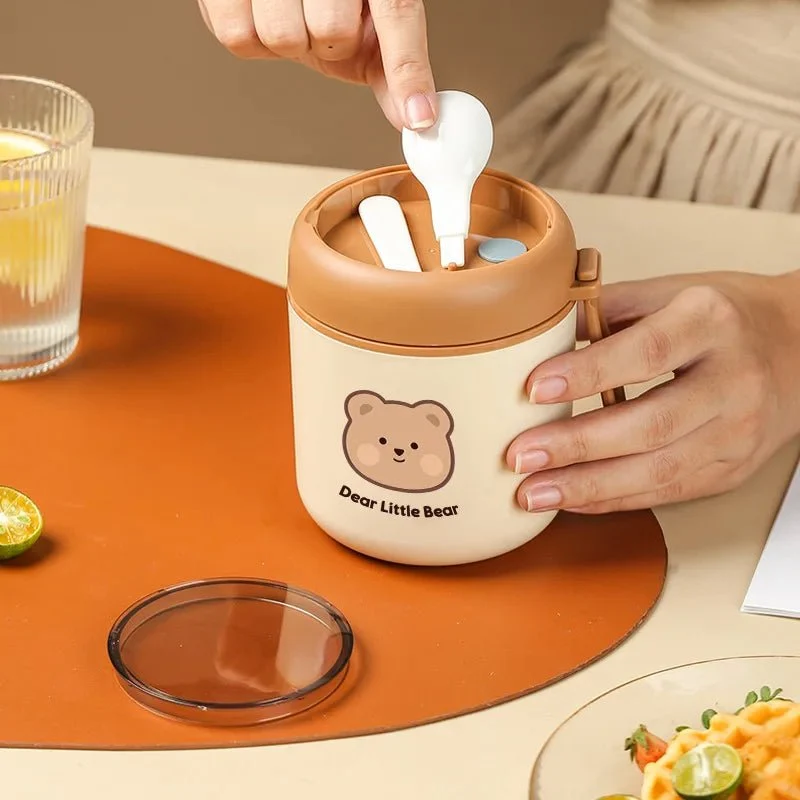 Boîte à lunch / bento en acier inoxydable 304 pour enfants 530ml "Dear Little - Lunch box"