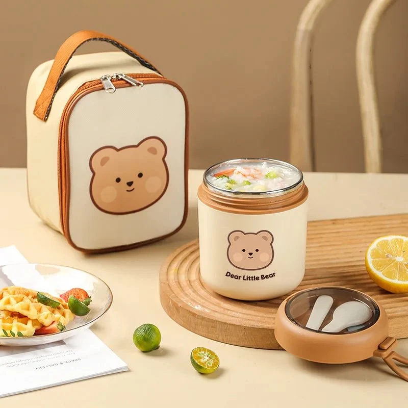 Boîte à lunch / bento en acier inoxydable 304 pour enfants 530ml "Dear Little - Lunch box"