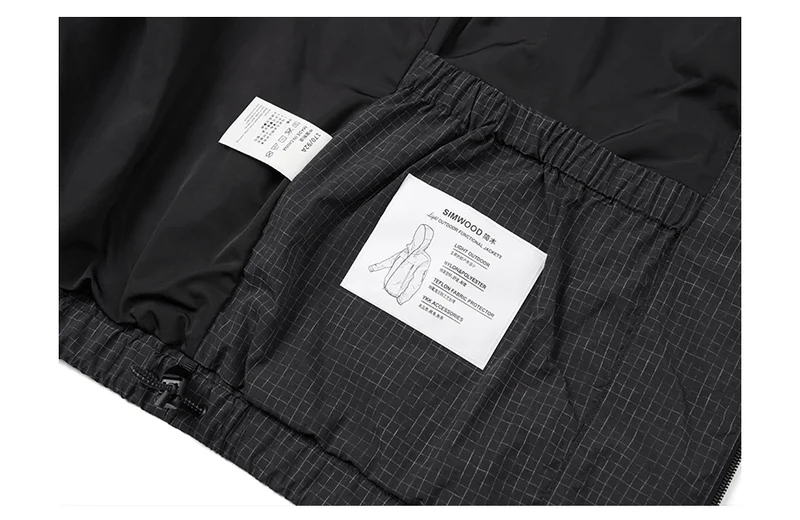 Veste de randonnée coupe-vent avec traitement hydrofuge pour homme "SIMWOOD - SM130288"