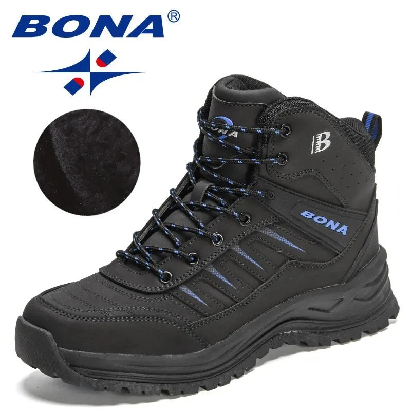 Chaussures de randonnée avec doublure en peluche pour homme et femme "BONA - 36879"