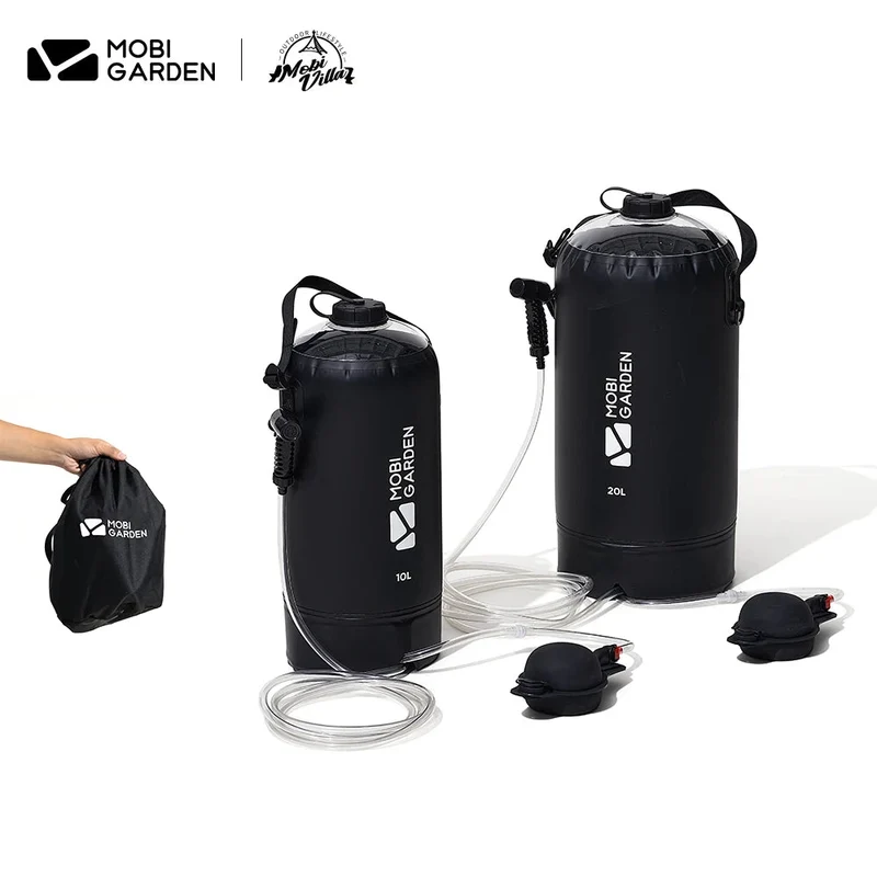Douche portable solaire de camping avec pompe à pied 1kg "MOBI GARDEN - NX22671039"