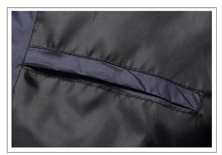 Parka d'hiver à capuche avec col en fourrure pour homme "Lzlltt- KB Fashion"