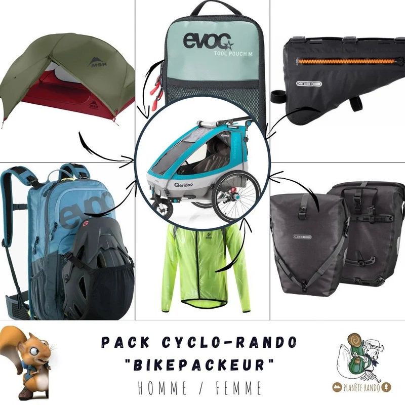 Location pack cyclo-rando "Bikepackeur"