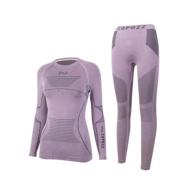 Ensemble de sous-vêtements en thermolite pour femme "COPOZZ – Sportswear 22307"