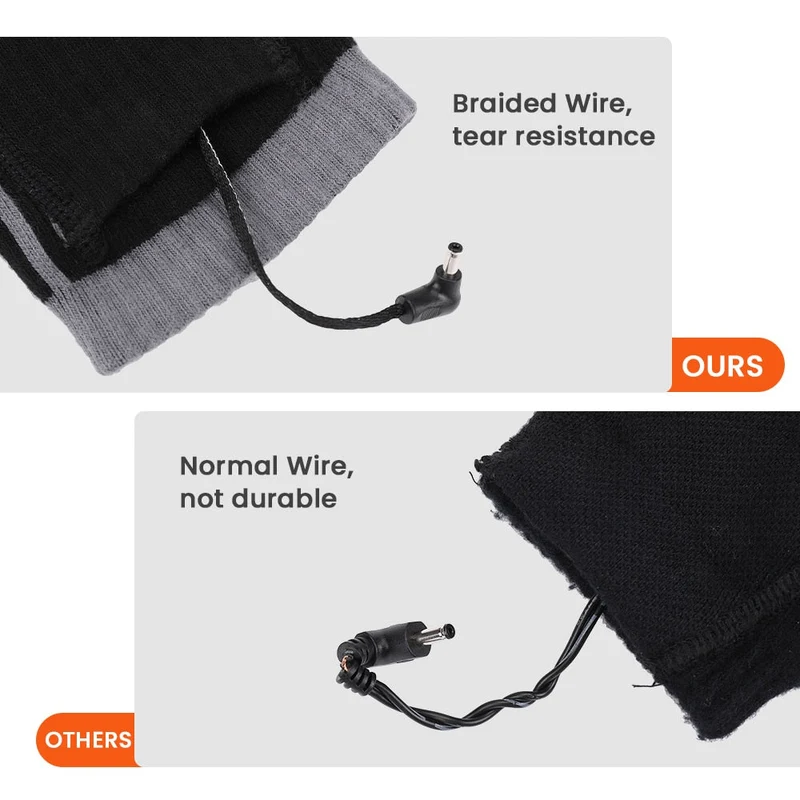 Chaussettes chauffantes électriques avec télécommande et batterie rechargeable "Kemi moto - Smart control"