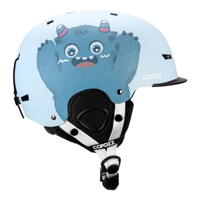 Casque de ski moulé intégralement pour enfants / adultes 51-58cm "COPOZZ - Fuzz"