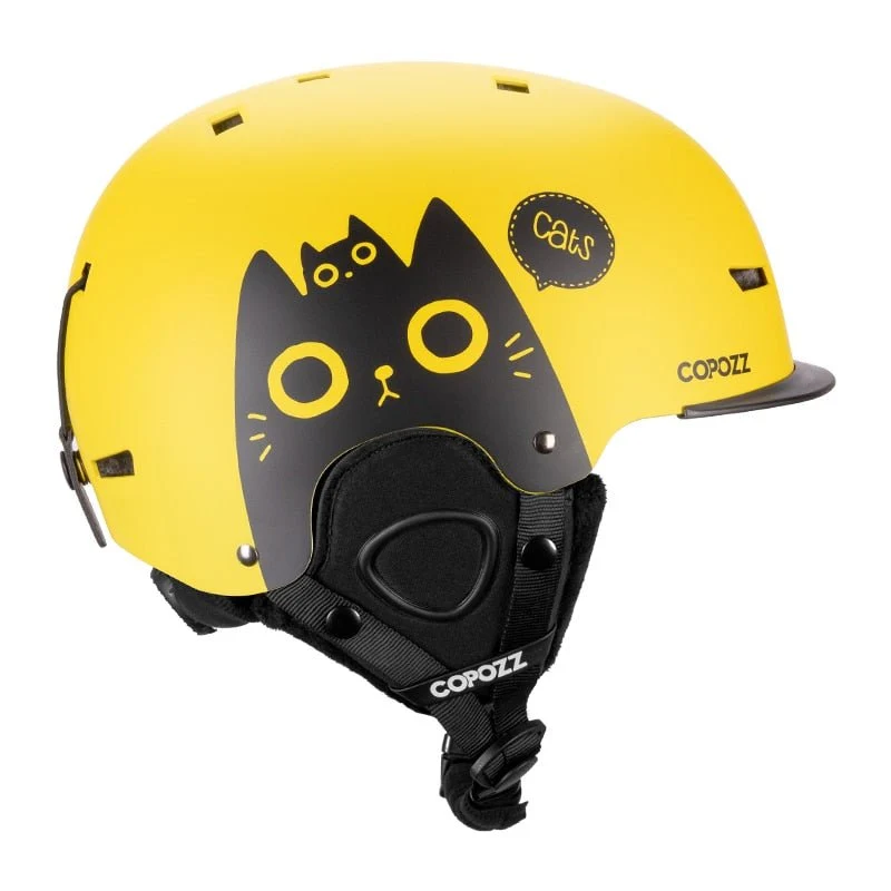 Casque de ski moulé intégralement pour enfants / adultes 51-58cm "COPOZZ - Fuzz"