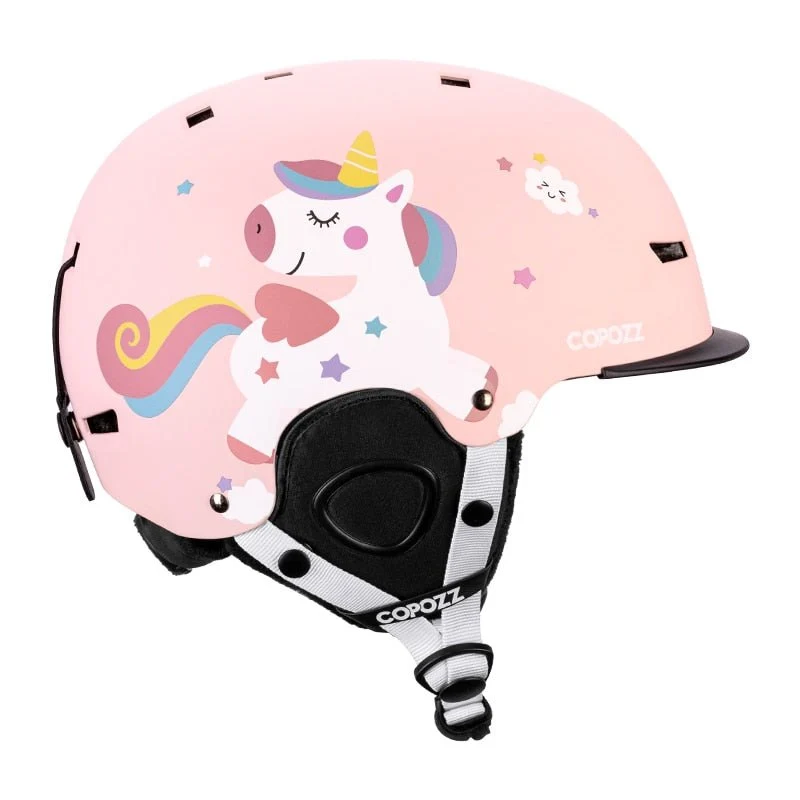 Casque de ski moulé intégralement pour enfants / adultes 51-58cm "COPOZZ - Fuzz"