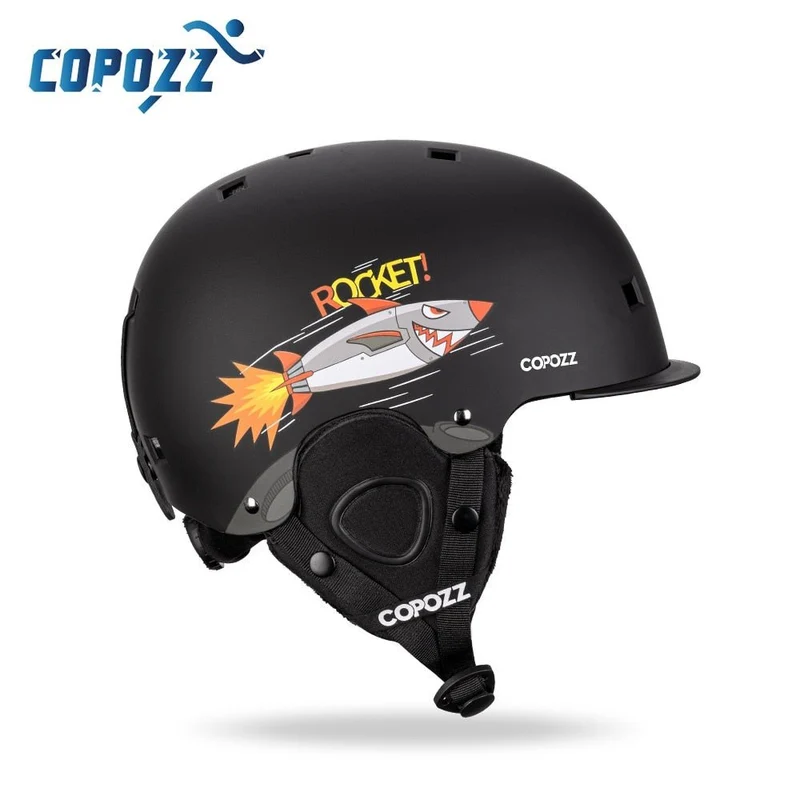 Casque de ski moulé intégralement pour enfants / adultes 51-58cm "COPOZZ - Fuzz"
