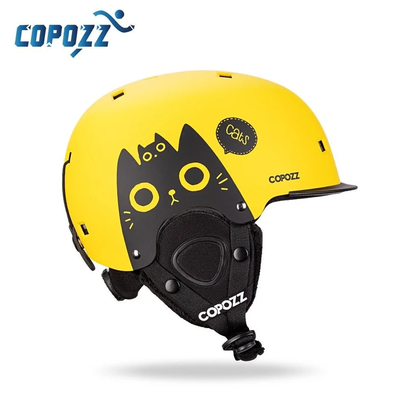 Casque de ski moulé intégralement pour enfants / adultes 51-58cm "COPOZZ - Fuzz"