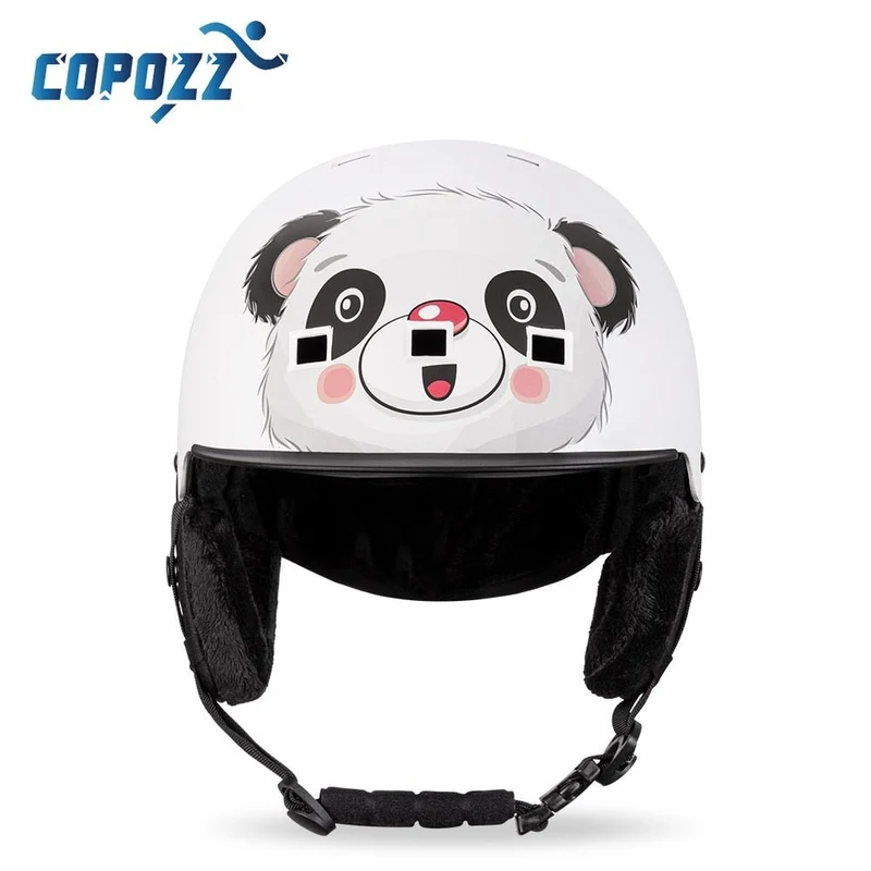 Casque de ski moulé intégralement pour enfants / adultes 51-58cm "COPOZZ - Fuzz"