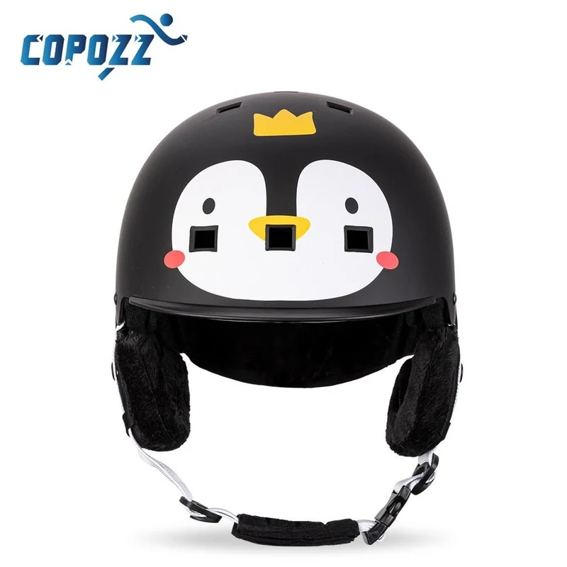 Casque de ski moulé intégralement pour enfants / adultes 51-58cm "COPOZZ - Fuzz"