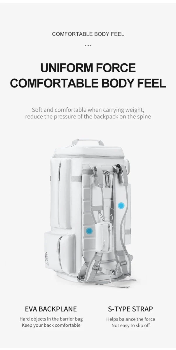 Sac à dos de ski étanche et réglable unisexe1,75kg "COPOZZ - Burst Limit 55L"
