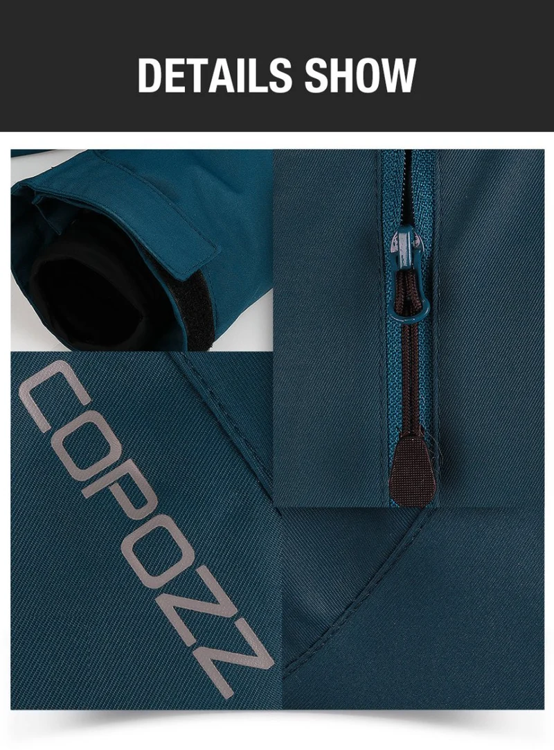Parka chaude & imperméable à capuche pour homme "COPOZZ – SJK"