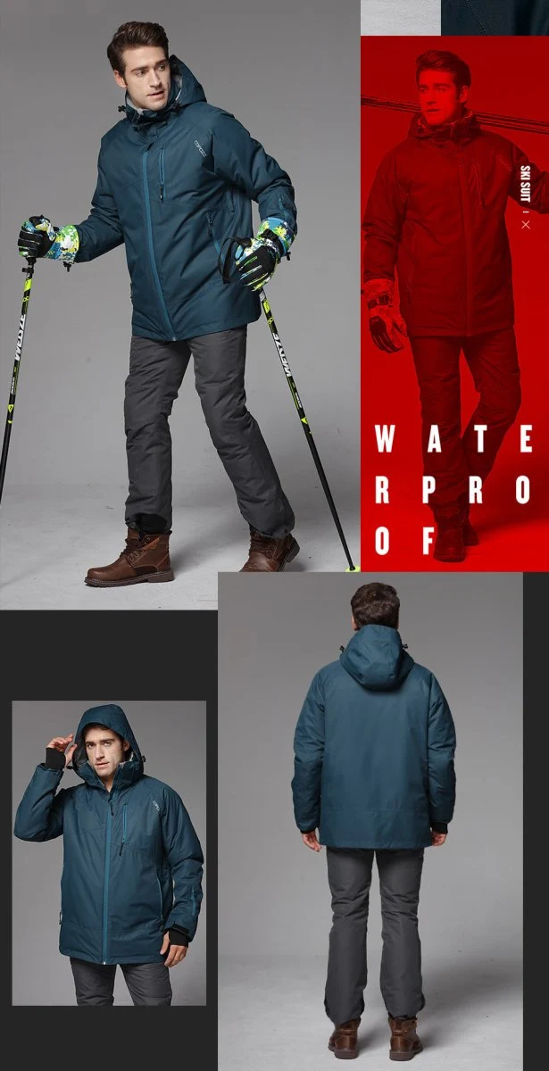 Parka chaude & imperméable à capuche pour homme "COPOZZ – SJK"