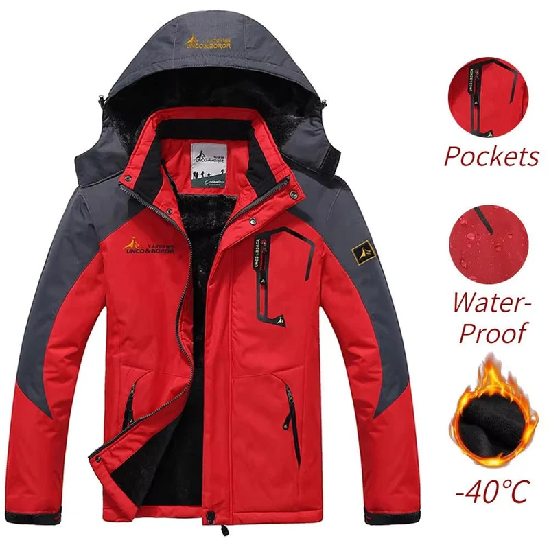 Parka d'hiver en polaire & imperméable pour homme "Outdoor Jackets - Supersport JK816"