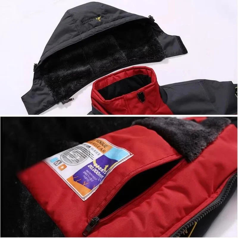 Parka d'hiver en polaire & imperméable pour homme "Outdoor Jackets - Supersport JK816"