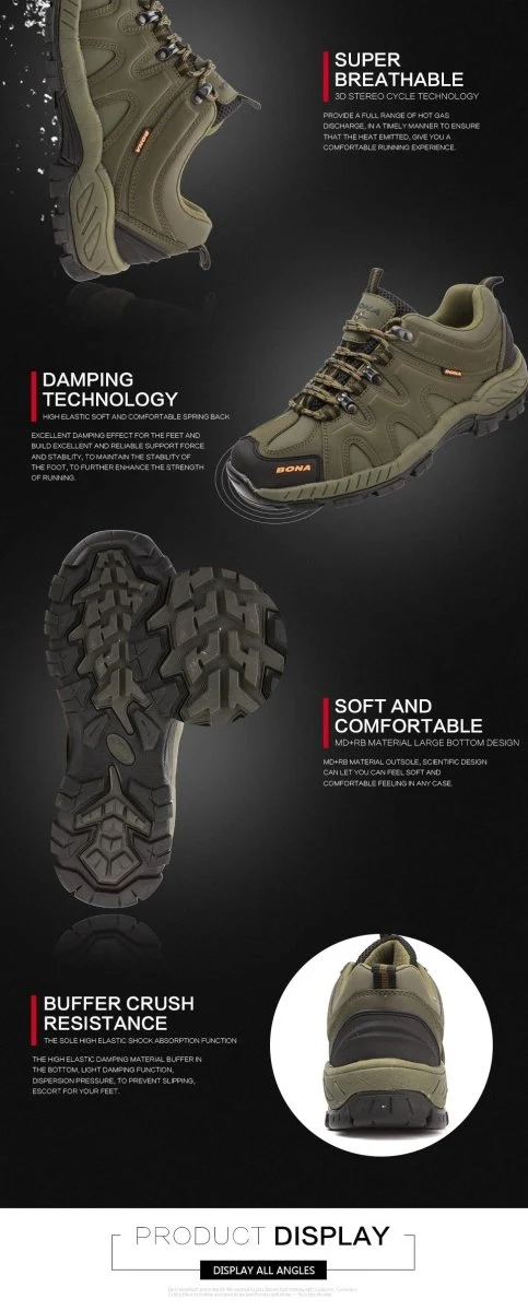 Chaussures de randonnée à lacets pour homme taille 41-46 "BONA - R-series"
