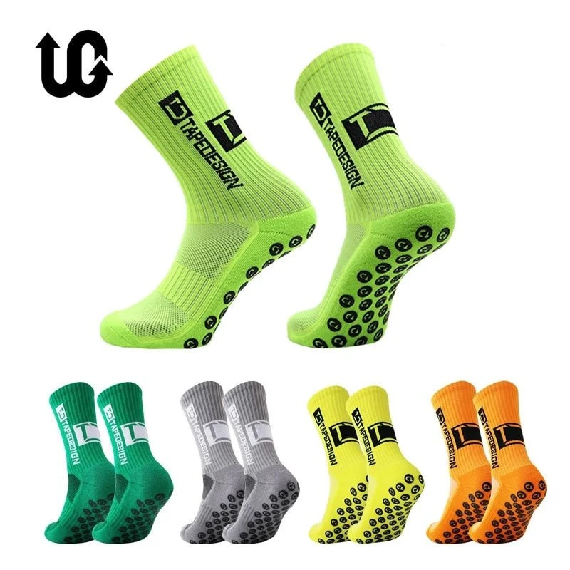 Chaussettes de sport antidérapantes pour homme 80g "UGUPGRADE - Tape design EU38-44"