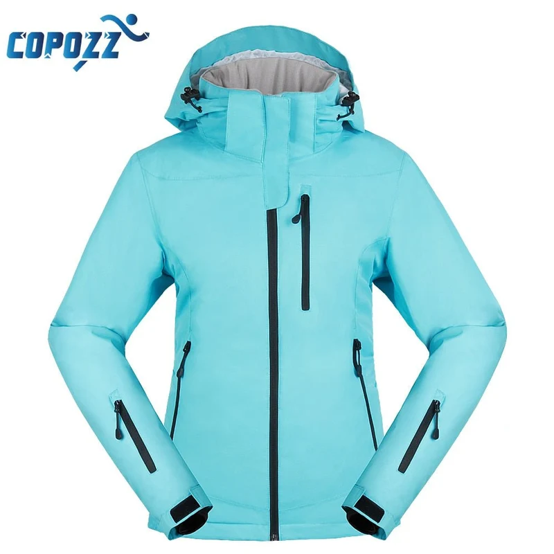 Veste de ski / manteau d'hiver chaud & imperméable pour femme "COPOZZ – SPT Ski suit"