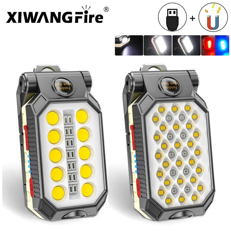 Lampe de poche portable à LED rechargeable par USB 180g "XIWANGFIRE - T6"