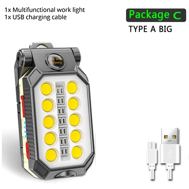 Lampe de poche portable à LED rechargeable par USB 180g "XIWANGFIRE - T6"
