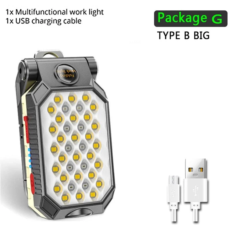 Lampe de poche portable à LED rechargeable par USB 180g "XIWANGFIRE - T6"