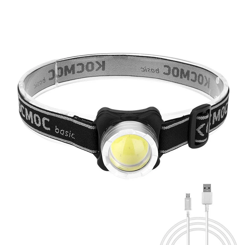 Mini-lampe frontale portable avec batterie 550mah intégrée 50g "Kocmoc - Basic"