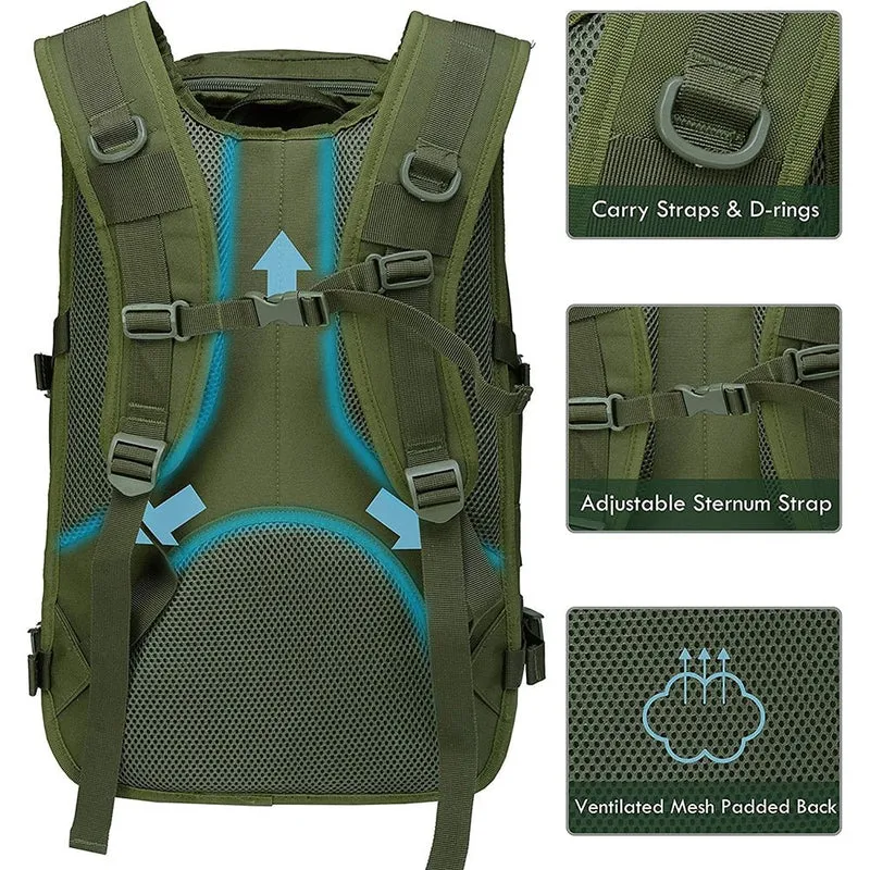 Sac à dos tactique militaire avec système Molle 30-40L "Bag guy - wolfe"