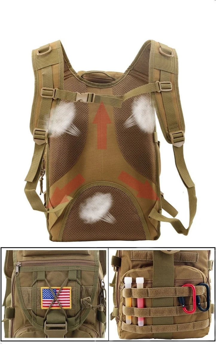 Sac à dos tactique militaire avec système Molle 30-40L "Bag guy - wolfe"