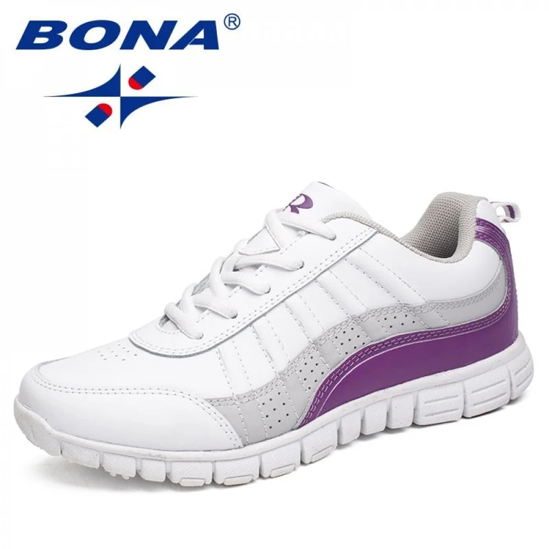 Chaussures de marche / course à lacets pour femme taille 36-41 "BONA – Casual sport"