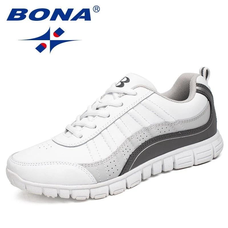 Chaussures de marche / course à lacets pour femme taille 36-41 "BONA – Casual sport"