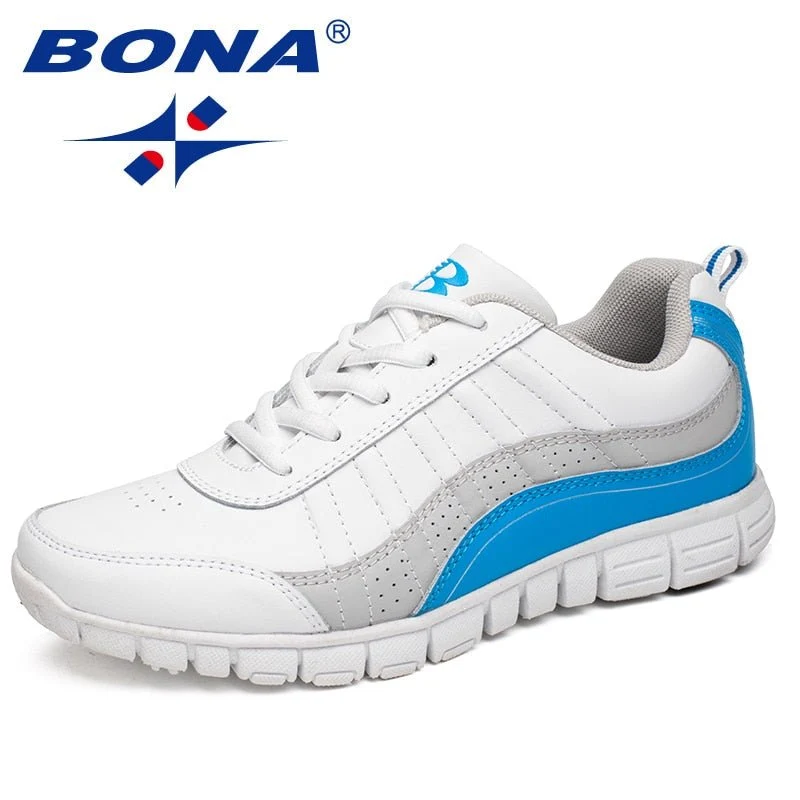 Chaussures de marche / course à lacets pour femme taille 36-41 "BONA – Casual sport"