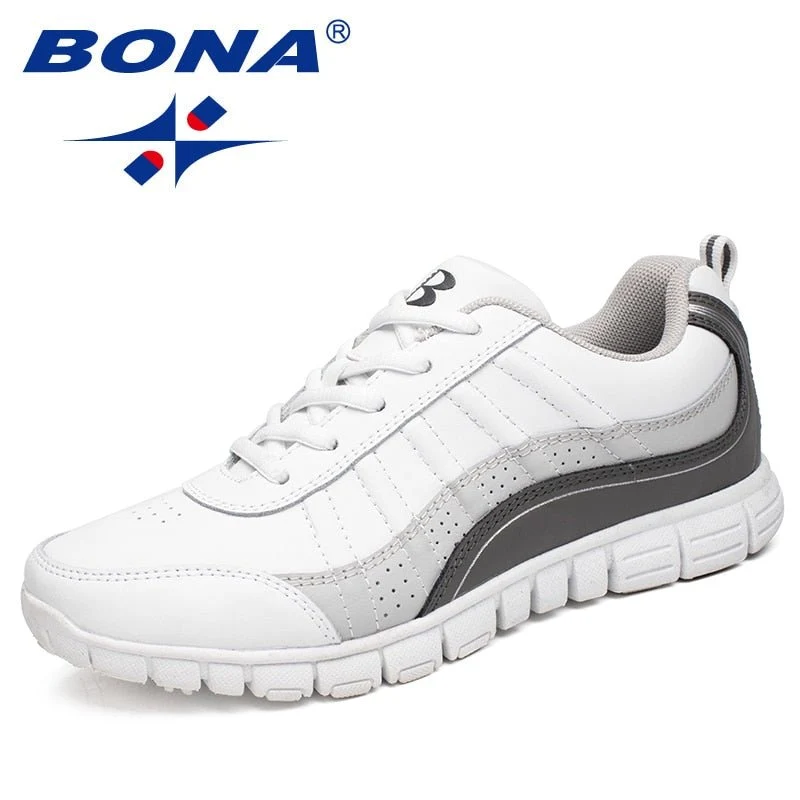 Chaussures de marche / course à lacets pour femme taille 36-41 "BONA – Casual sport"