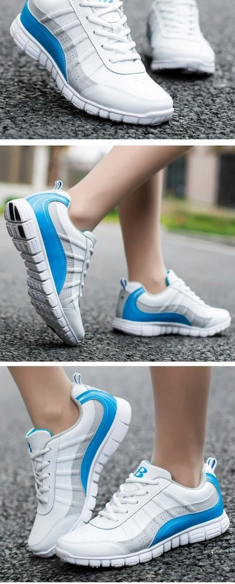 Chaussures de marche / course à lacets pour femme taille 36-41 "BONA – Casual sport"