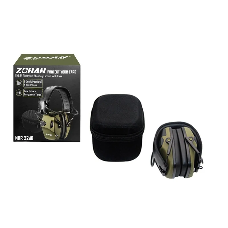 Casque anti-bruit professionnel NRR 22dB avec prise d'entrée audio jack 3,5 mm "Zohan - EM026"