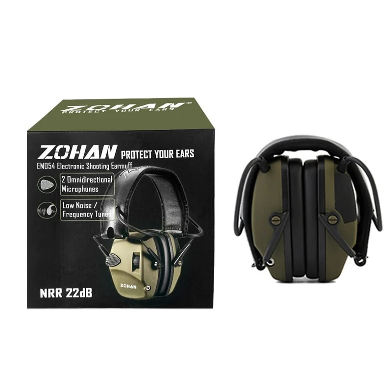 Casque anti-bruit professionnel NRR 22dB avec prise d'entrée audio jack 3,5 mm "Zohan - EM026"