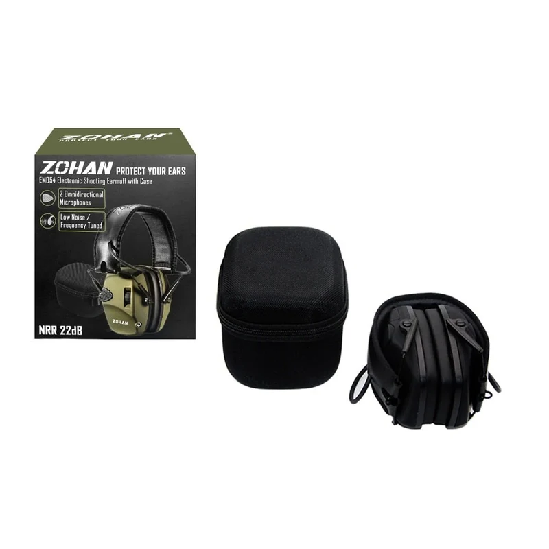 Casque anti-bruit professionnel NRR 22dB avec prise d'entrée audio jack 3,5 mm "Zohan - EM026"