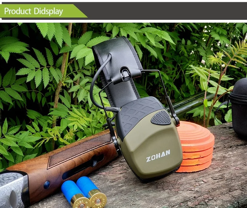 Casque anti-bruit professionnel NRR 22dB avec prise d'entrée audio jack 3,5 mm "Zohan - EM026"