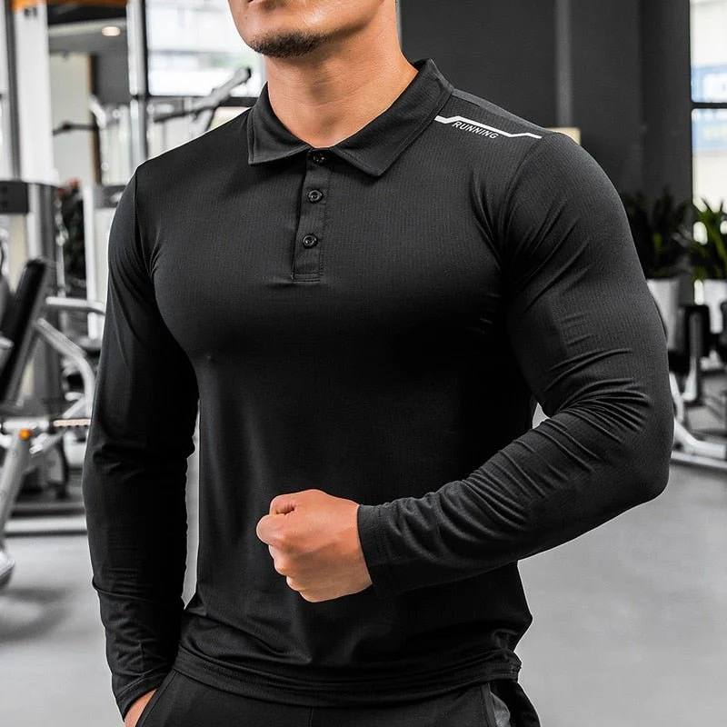 Maillot de sport à manches longues pour homme "SHEDAO - Prima ace running"