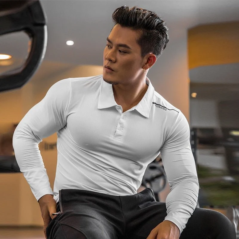 Maillot de sport à manches longues pour homme "SHEDAO - Prima ace running"