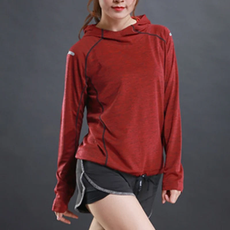 Veste de sport à capuche & réfléchissante unisexe "SHEDAO - L10"