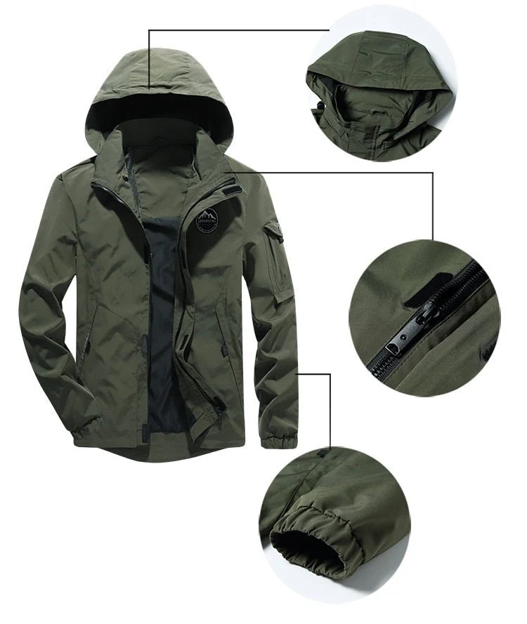 Veste à capuche légère pour homme "CHAIFENKO - New adventure"