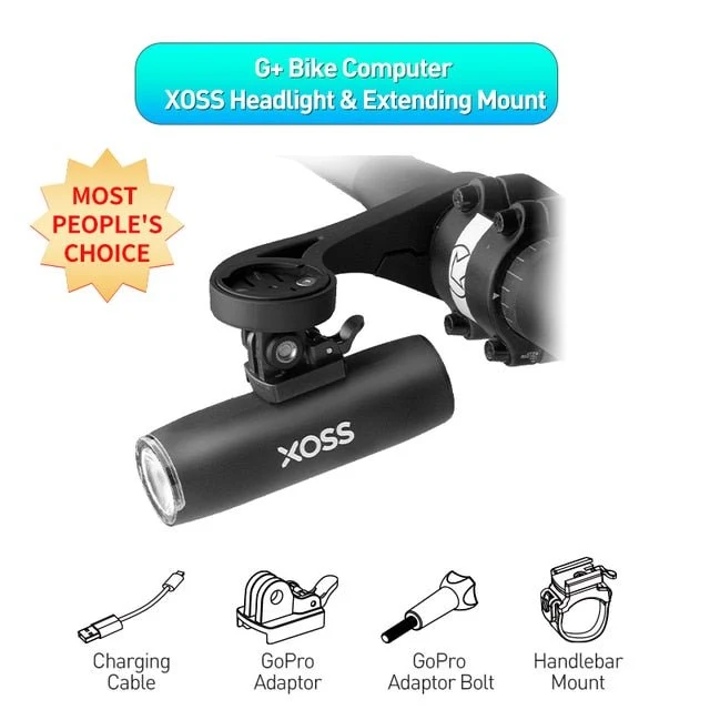 Feu avant de vélo étanche & rechargeable par USB à partir de 120g "XOSS – XL400"