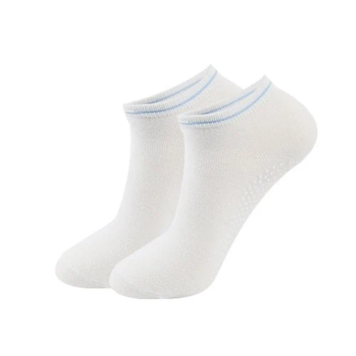 Chaussettes courtes antidérapantes en coton pour femme "Ug sports -Yoga Socks"
