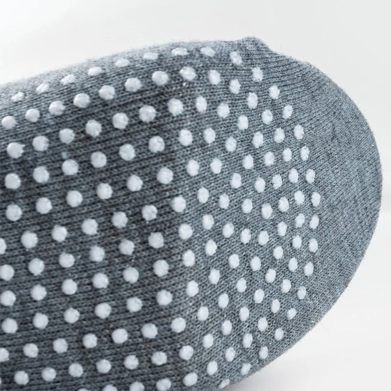 Chaussettes courtes antidérapantes en coton pour femme "Ug sports -Yoga Socks"