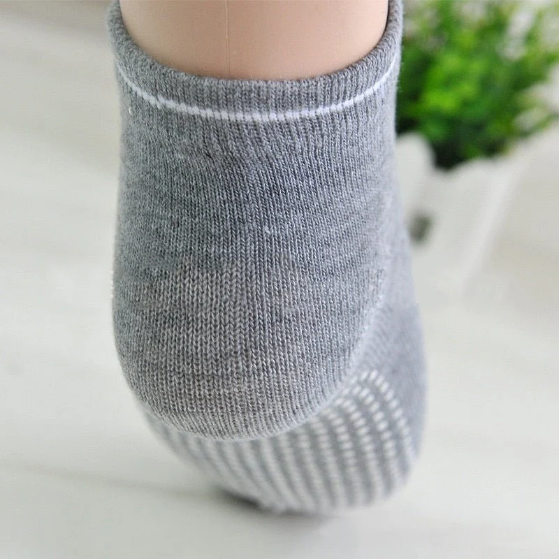 Chaussettes courtes antidérapantes en coton pour femme "Ug sports -Yoga Socks"